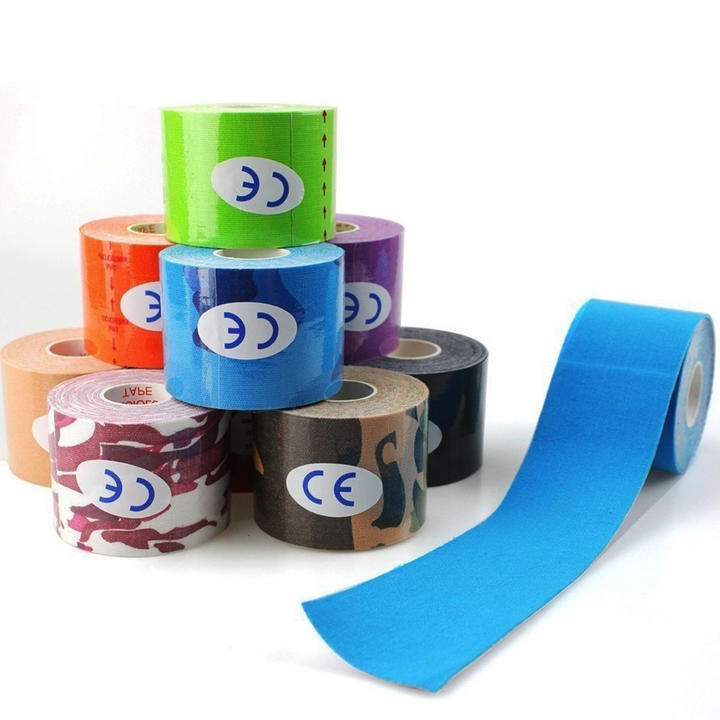 Kinesiology Tape Muscle Bandage Sports Cotton Elastic Adhesive Strain Injury Tape Knee Muscle Pain Relief Custom Manufacturing Custom Solutions