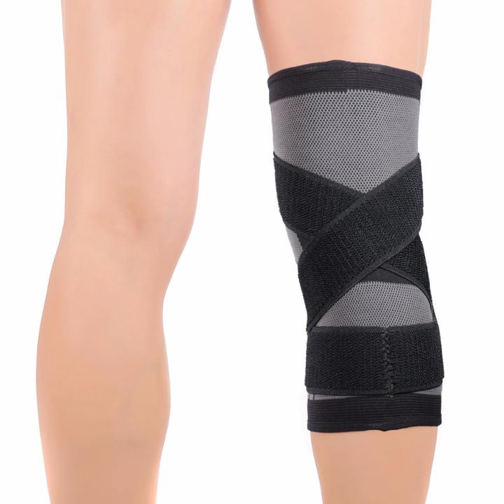 Knee Support Protector Kneepad Kneecap Knee pads Pressurized Elastic Brace belt for Running Basketball Volleyball joelheira Factory Wholesale
