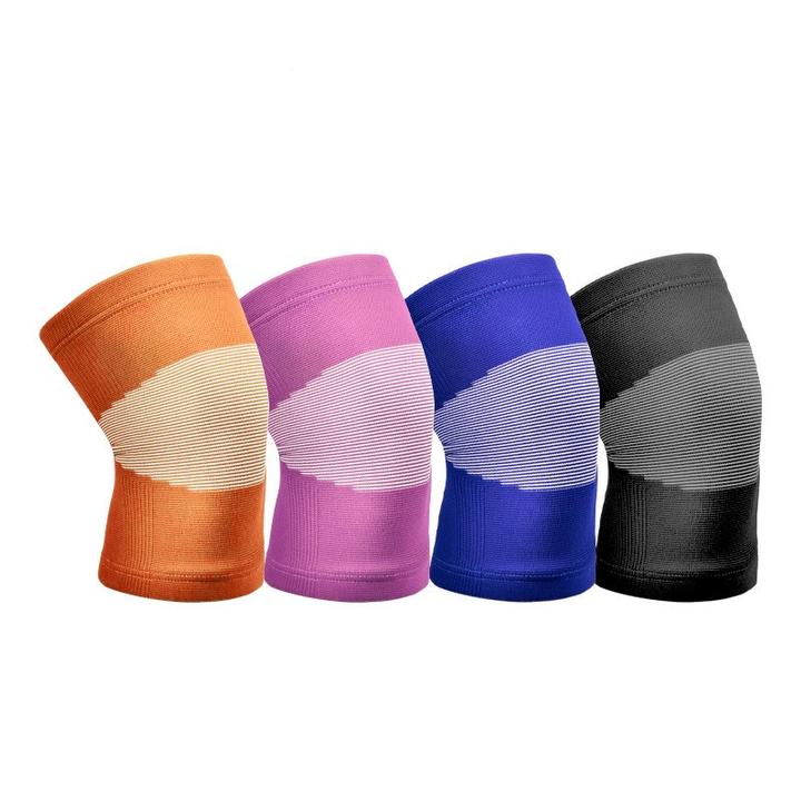 Knitted sports knee brace for mountain running Outdoor sports knee protector brace sleeve