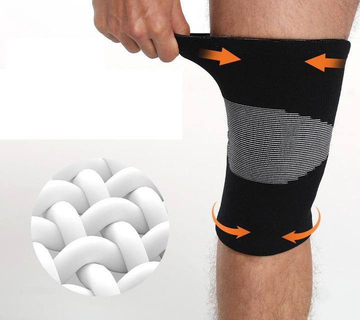 Knitted sports knee brace for mountain running Outdoor sports knee protector brace sleeve