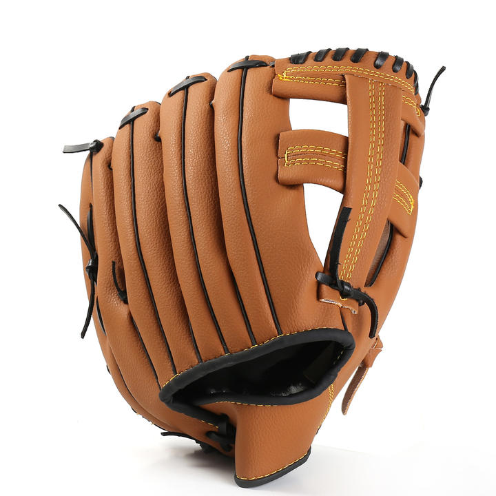 Leather Softball Match Baseball Mitt Equipment Outfield Gloves