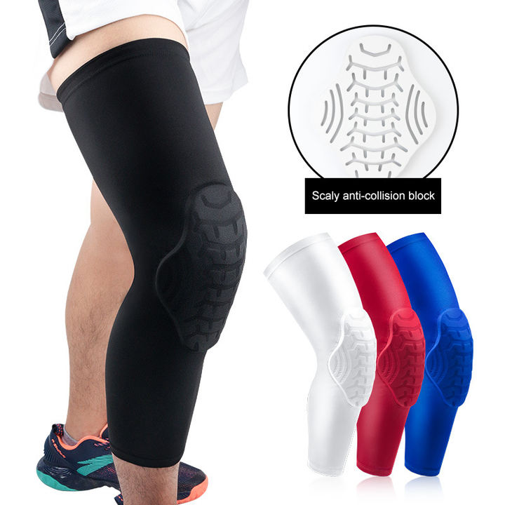 Lengthened sports knee protection honeycomb anti-collision patella for men and women outdoor sports knee protection equipment Import Wholesale Solutions