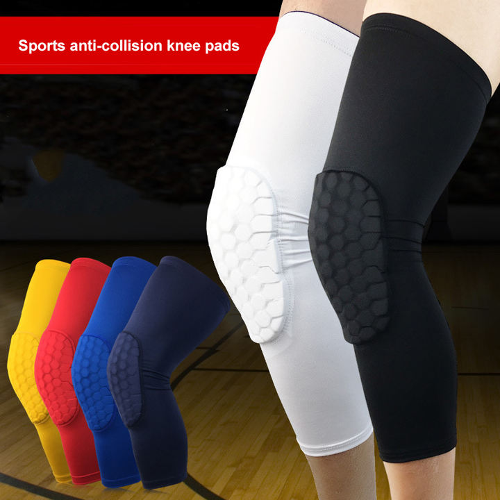 Lengthened sports knee protection honeycomb anti-collision patella for men and women outdoor sports knee protection equipment Import Wholesale Solutions
