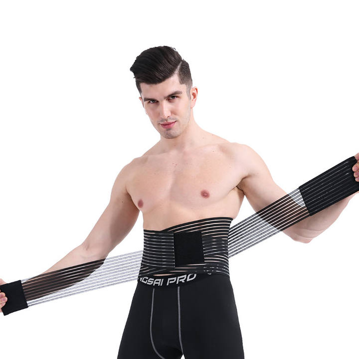 Lightweight breathable belt support steel support waist support double compression belt corrects waist cone waist Wholesale Manufacturer