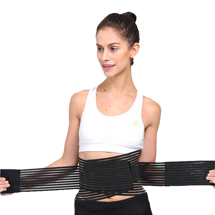 Lightweight breathable belt support steel support waist support double compression belt corrects waist cone waist Wholesale Manufacturer
