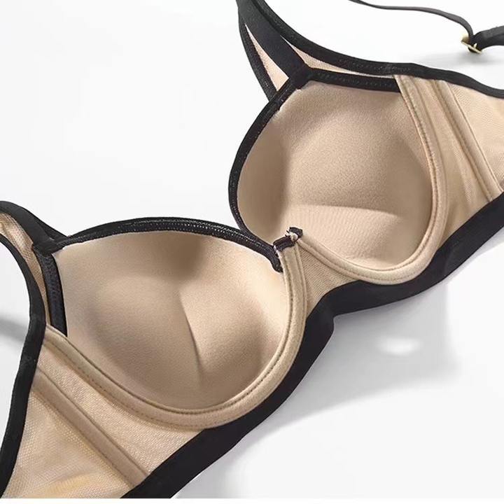 Lingerie women's small breasts pull up to show big sexy bra set pair breast anti-sagging adjustable upper bracket summer bra China Factory Direct