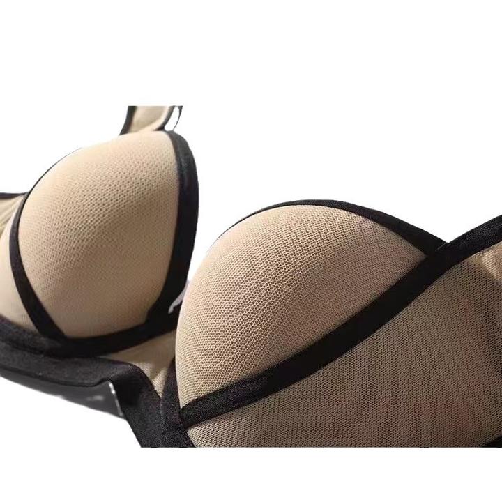 Lingerie women's small breasts pull up to show big sexy bra set pair breast anti-sagging adjustable upper bracket summer bra China Factory Direct