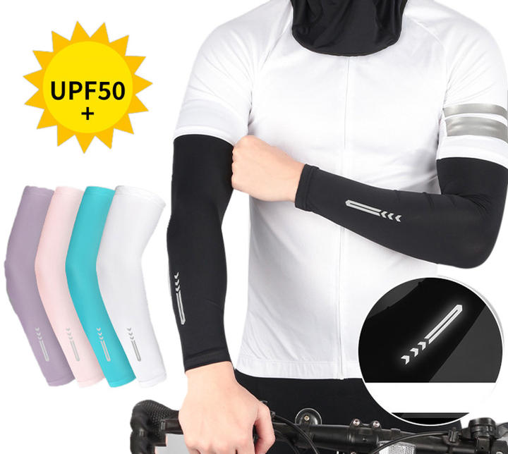 Low MOQ Running UV Protection Long Arm sleeves Golf Soft Arm Covers Sleeves