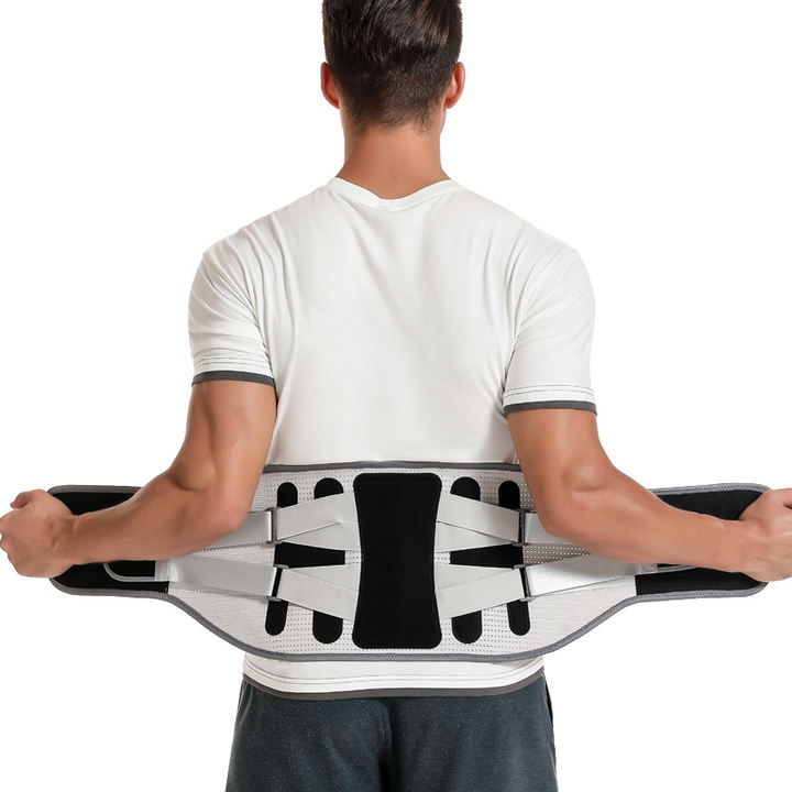 Lower Pain Relief Support Back Brace Adjustable waist back brace lumbar support belt with removable metal support