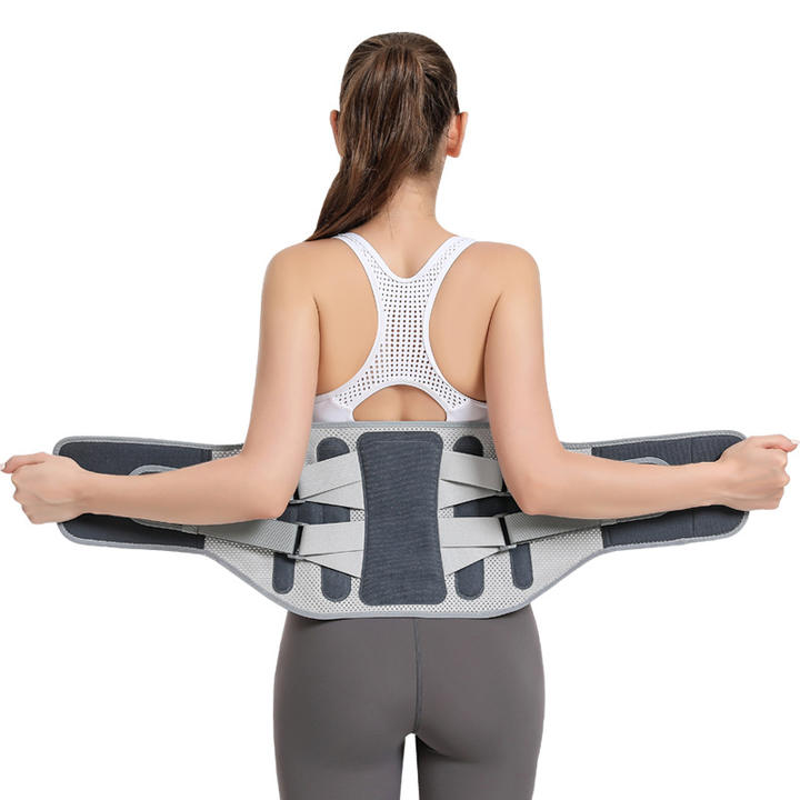 Lower Pain Relief Support Back Brace Adjustable waist back brace lumbar support belt with removable metal support