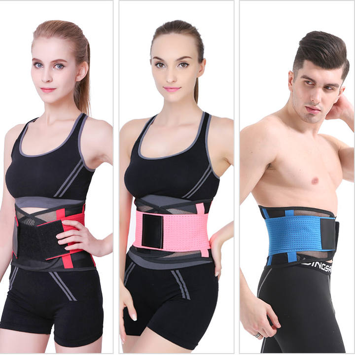 Lumbar Support Elastic Breathable Spandex Back Support Belt Snatch Back Braces Waist Support