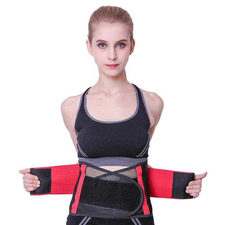 Lumbar Support Elastic Breathable Spandex Back Support Belt Snatch Back Braces Waist Support