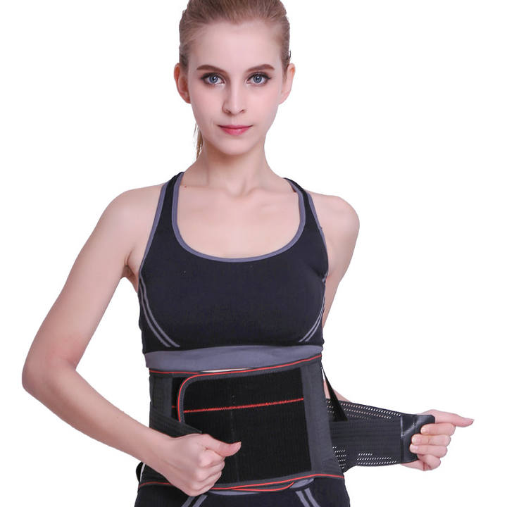 Lumbar Support Elastic Breathable Spandex Snatch Back Braces Waist Support