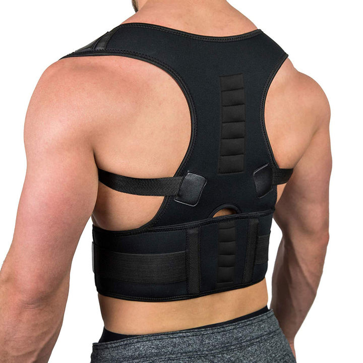 Magnetic Therapy Shoulder Orthopedic Posture Corrector Scoliosis Spine Lumbar Brace Supporter Pain Relief Back Belt Men Women B2B Manufacturing