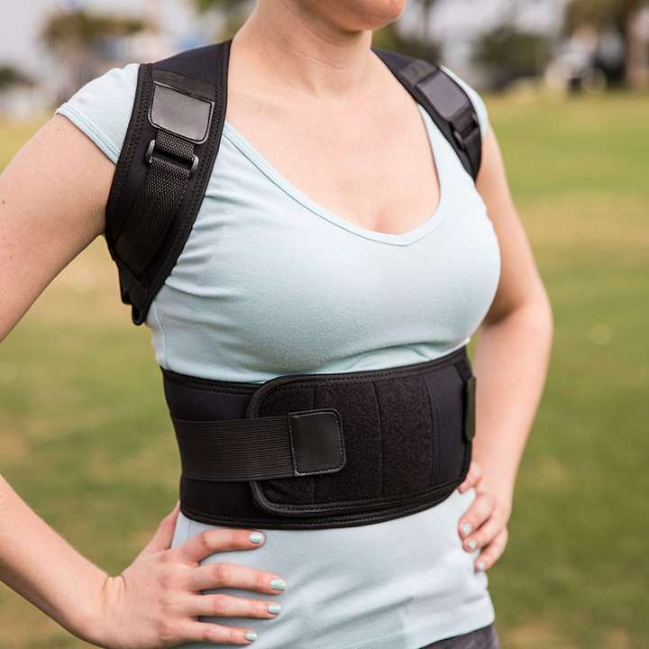 Magnetic Therapy Shoulder Orthopedic Posture Corrector Scoliosis Spine Lumbar Brace Supporter Pain Relief Back Belt Men Women B2B Manufacturing