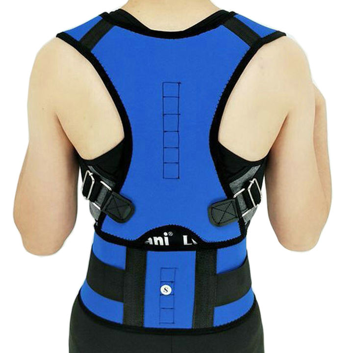 Magnetic Therapy Shoulder Orthopedic Posture Corrector Scoliosis Spine Lumbar Brace Supporter Pain Relief Back Belt Men Women B2B Manufacturing