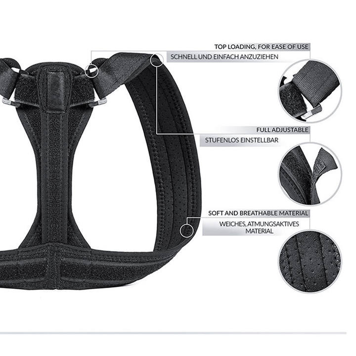 Male Female Adjustable Posture Corrector Corset Lumbar Support Straight Corrector Back Brace Belt