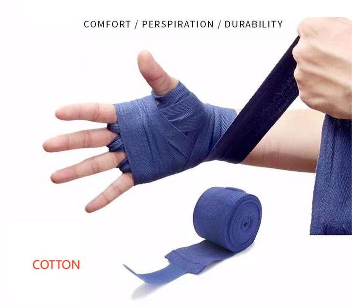Male and female adult fighting sanda hand protector cotton elastic hand binding with bandage hand protector Industrial Exporter Custom Solutions