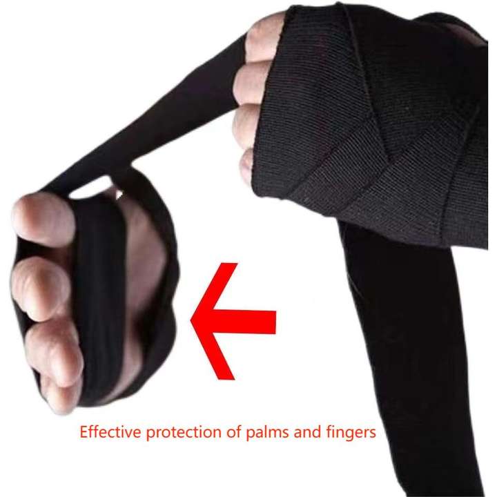Male and female adult fighting sanda hand protector cotton elastic hand binding with bandage hand protector Industrial Exporter Custom Solutions