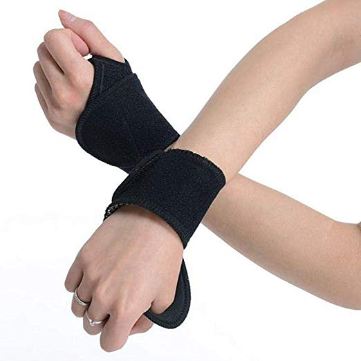 Medical Healthcare Tourmaline Magnetic Self-Heating Wrist Support Band brace