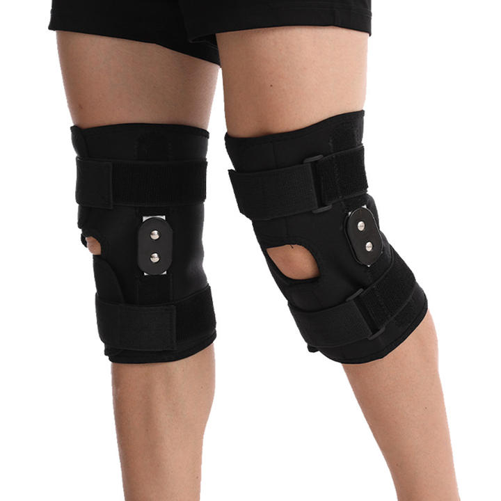 Medical post-op knee support orthopedic Angle Adjustable Rom Neoprene Hinged Knee Brace and Support Direct Factory Wholesale