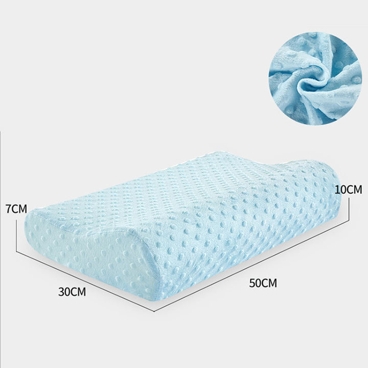 Memory pillow Wave pillow core memory cotton slow rebound health care neck pillow gift China Exporter