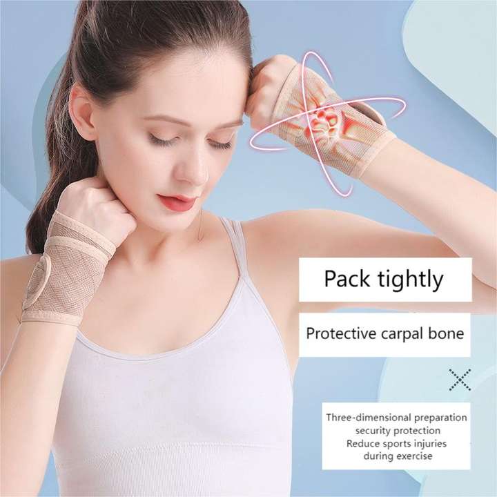 Men's and women's sports fitness weightlifting basketball wrist guard Knitted wrap warm booster wrist strap Discounted Bulk Pricing