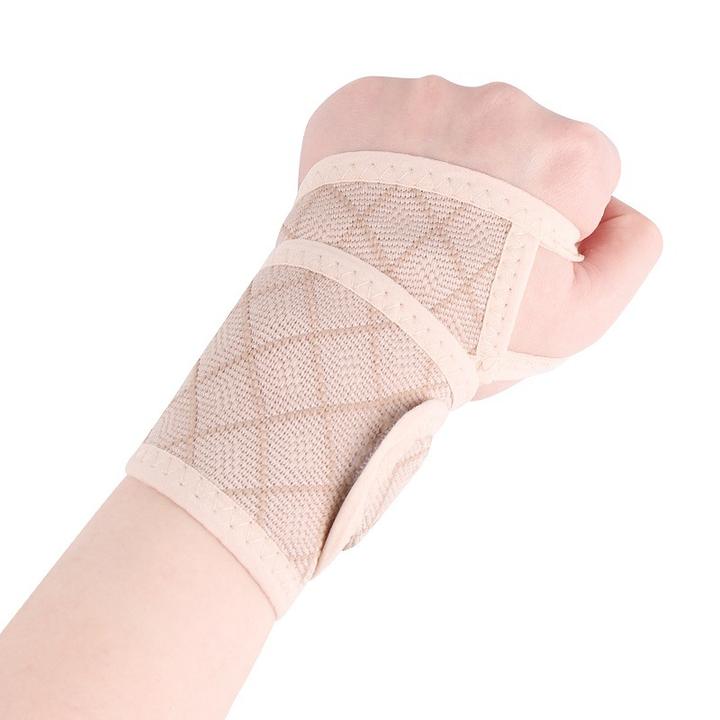 Men's and women's sports fitness weightlifting basketball wrist guard Knitted wrap warm booster wrist strap Discounted Bulk Pricing