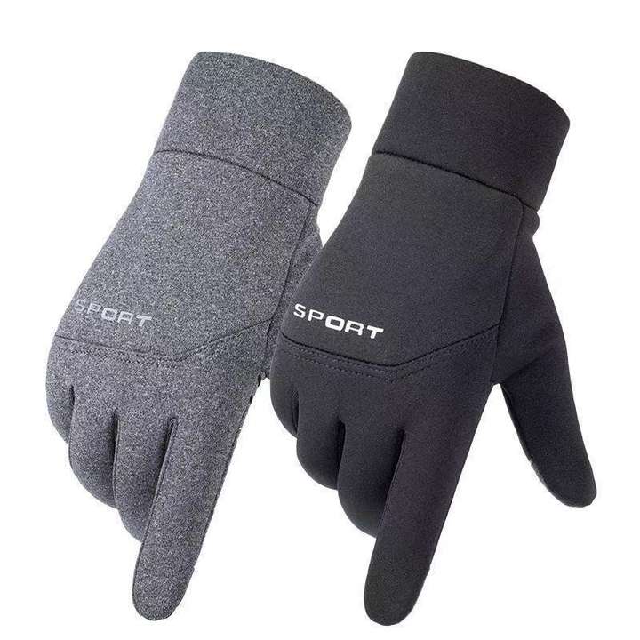 Men's outdoor sports cycling gloves for autumn and winter warm waterproof and anti slip touch screen fishing gloves China Industrial Supplier Services