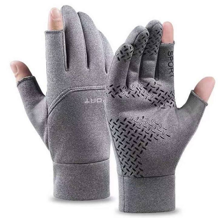Men's outdoor sports cycling gloves for autumn and winter warm waterproof and anti slip touch screen fishing gloves China Industrial Supplier Services