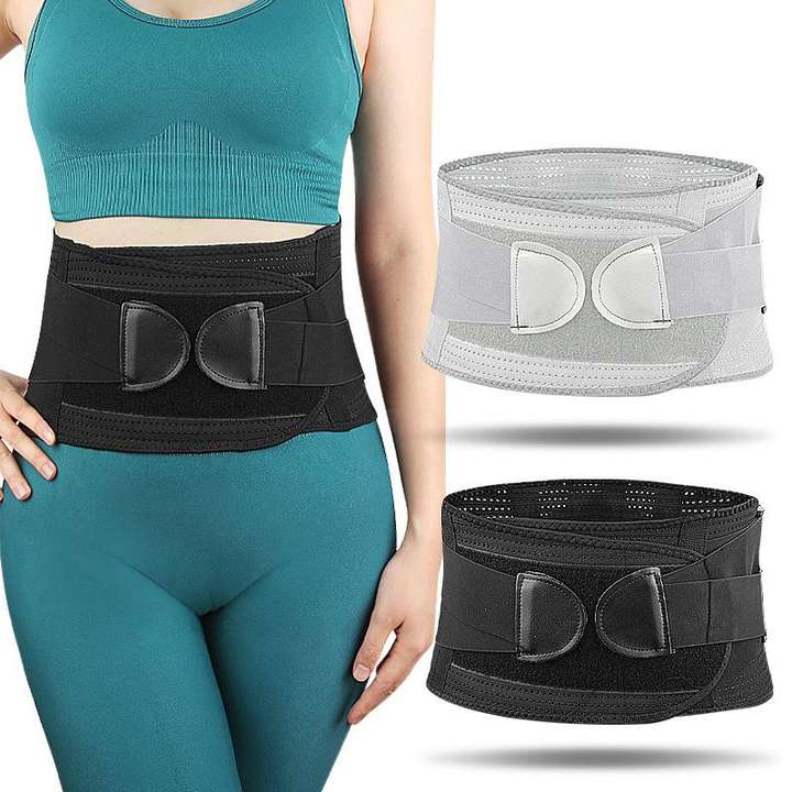 Mesh breathable weight lifting squat hard pull fitness pressure belt sports protection