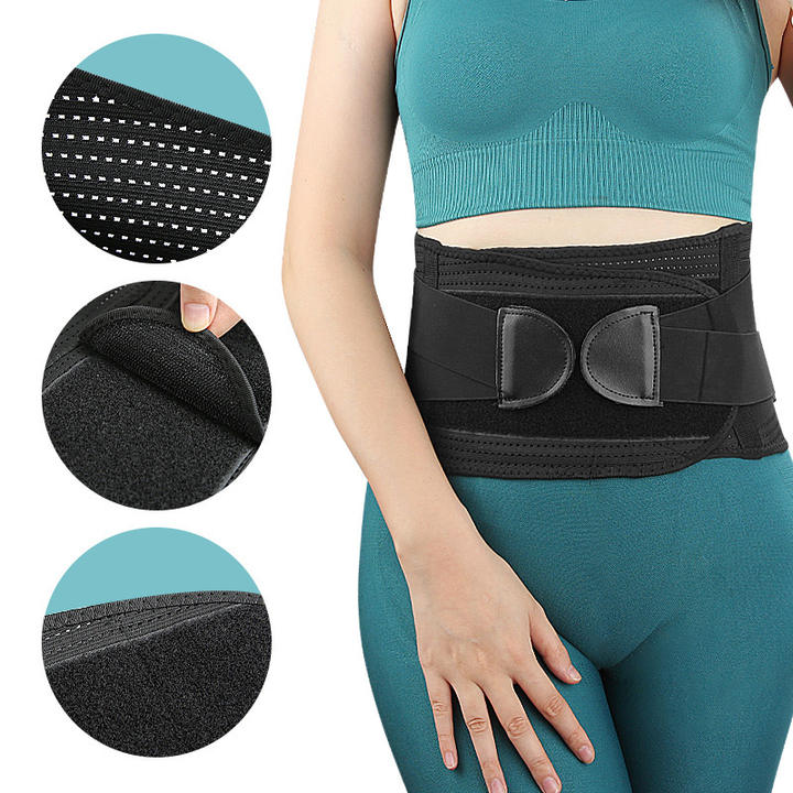 Mesh breathable weight lifting squat hard pull fitness pressure belt sports protection