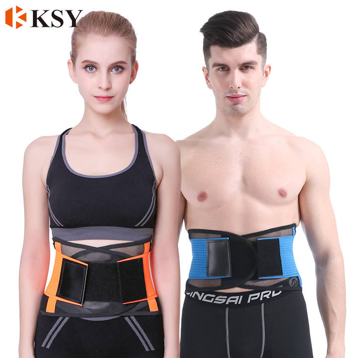 Mesh waist support brace and breathable men waist support belt and no stuffy  waist support belt lumbar China OEM Supplier
