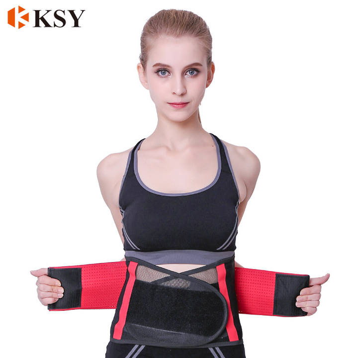 Mesh waist support brace and breathable men waist support belt and no stuffy  waist support belt lumbar China OEM Supplier