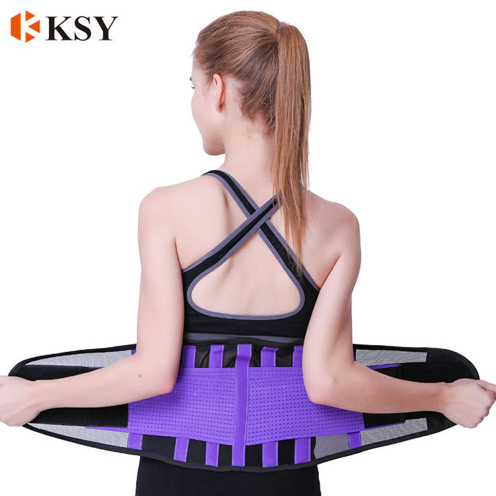 Mesh waist support brace and breathable men waist support belt and no stuffy  waist support belt lumbar China OEM Supplier