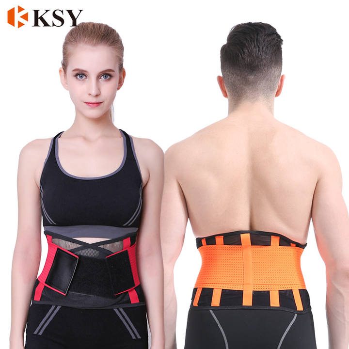 Mesh waist support brace and breathable men waist support belt and no stuffy  waist support belt lumbar China OEM Supplier