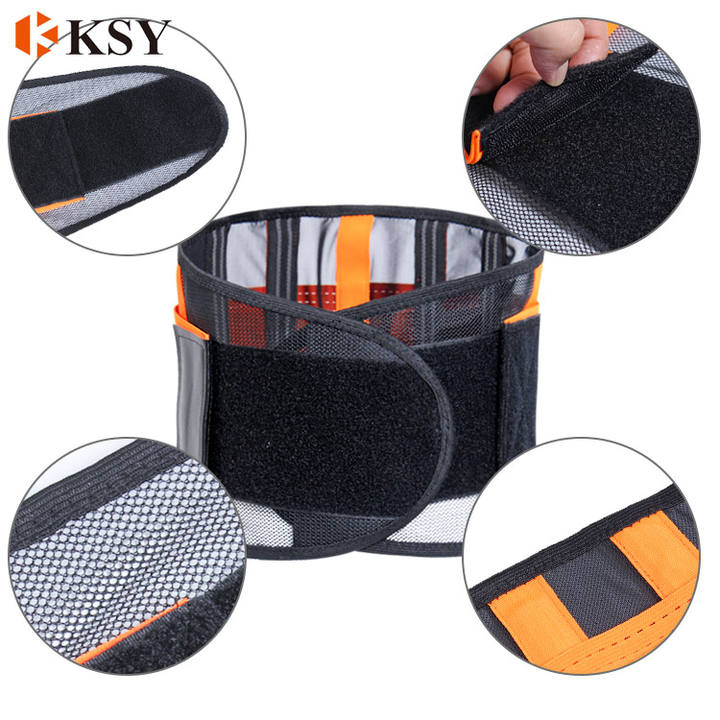 Mesh waist support brace and breathable men waist support belt and no stuffy  waist support belt lumbar China OEM Supplier
