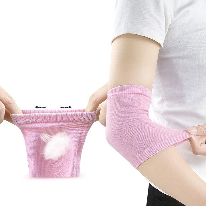 Moisturizing Gel Elbow Sleeve Breathable Dry Skin Moisturizing Elastic Elbow Pads Elbow Protection Cover for SPA Home China Supplier