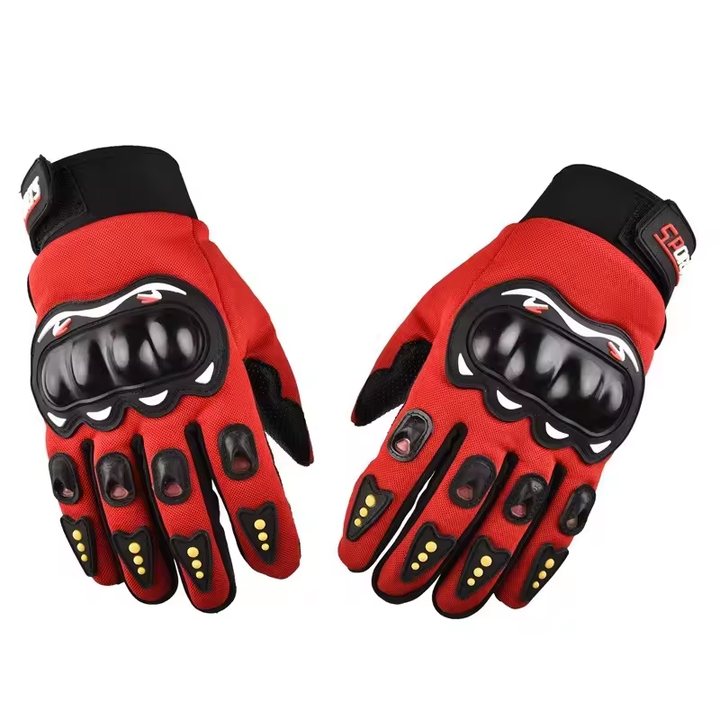 Motorcycle male rider protective hard shell motorcycle full finger sports cycling racing half finger gloves China Factory Supply Services