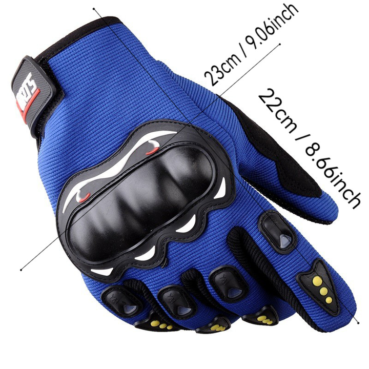 Motorcycle male rider protective hard shell motorcycle full finger sports cycling racing half finger gloves China Factory Supply Services