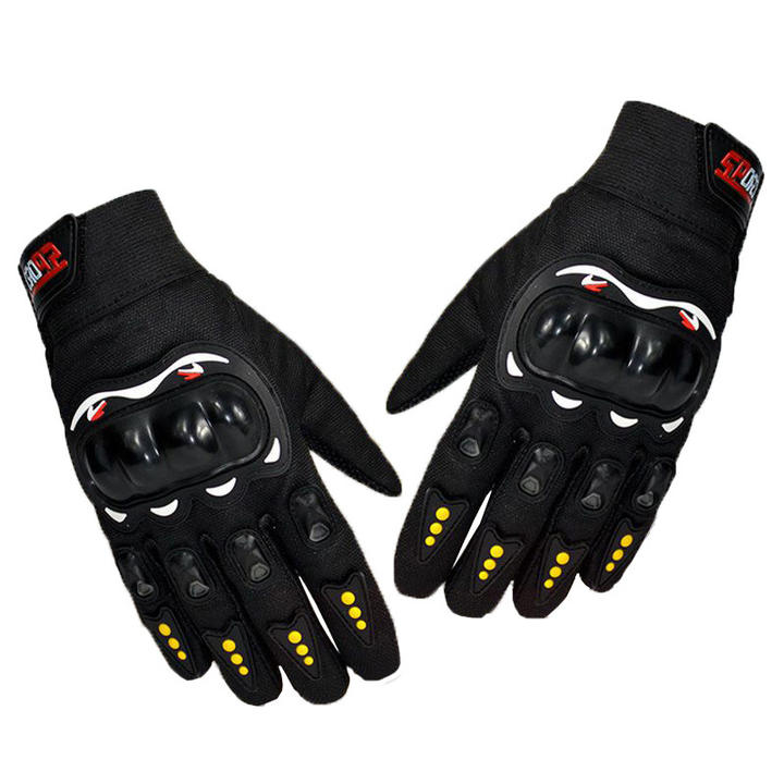 Motorcycle male rider protective hard shell motorcycle full finger sports cycling racing half finger gloves China Factory Supply Services