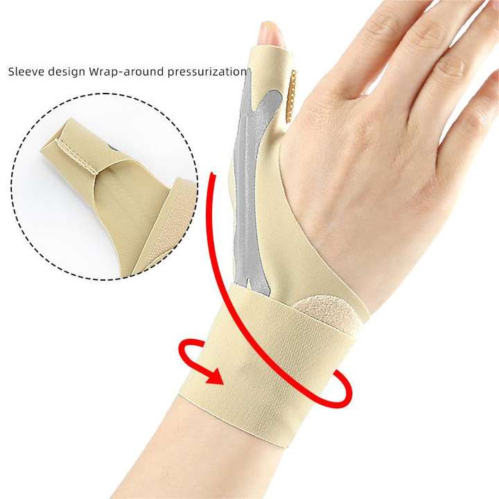 Mouse hand thumb tape fixed support pressure wrist brace