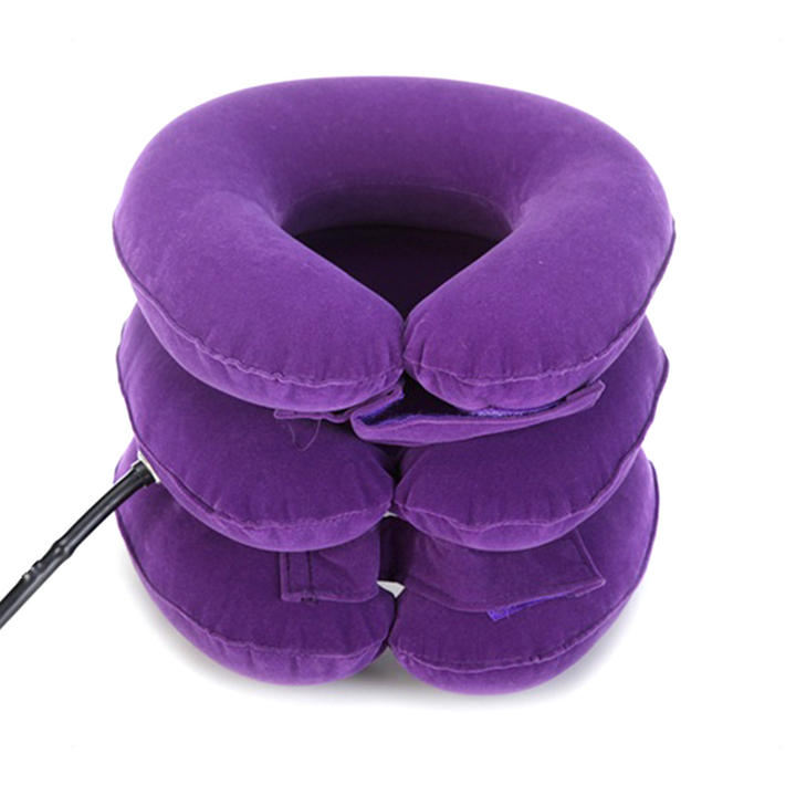 Neck Inflatable Pillow Collar Tractor Air Cervical Traction Device Support Vertebra Orthopedics Massage Relaxation Brace Bulk Wholesale