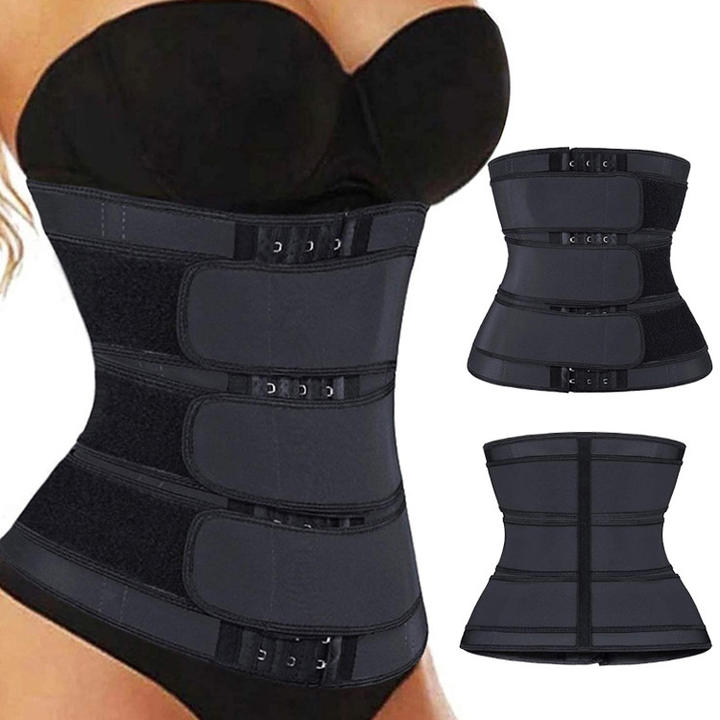 Neoprene 3 Strap Cincher Corset Waist Trainer for Women Trimmer Slimming Belt Body Shaper Workout Sport Girdle Faja Shapewear Customized Manufacturing Solutions
