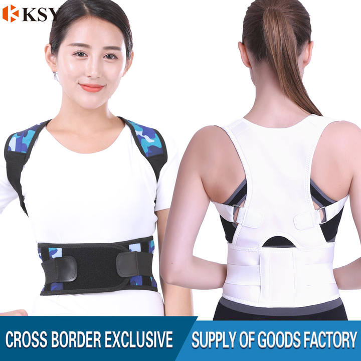 Neoprene Adjustable Back Belt Pain Brace Posture magnetic Corrective Shoulder Support Clavicle Corrector Belt