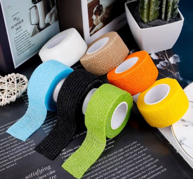 New 4.5M Colorful Elastic Sport Bandage Self Adhesive Bandage For Fitness Knee Support Pads Ankle Finger Wrap Kinesiology Tapes Global Wholesale Market