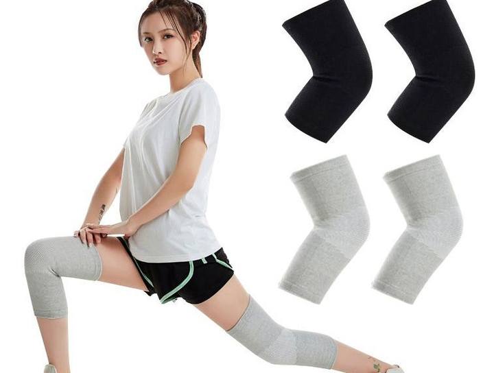 New Design Knitted Non Slip Knee Compression Sleeve Brace For Running Jogging Custom Factory Production
