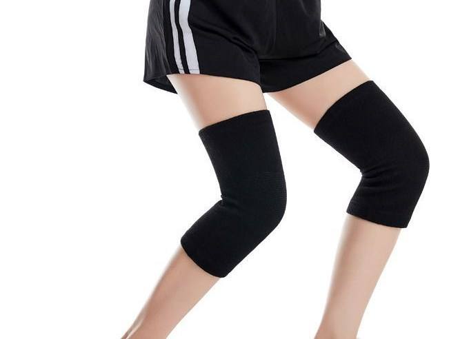 New Design Knitted Non Slip Knee Compression Sleeve Brace For Running Jogging Custom Factory Production