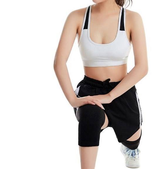 New Design Knitted Non Slip Knee Compression Sleeve Brace For Running Jogging Custom Factory Production