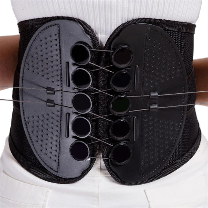 New Double Pull  Waist Brace Back Lumbar Support Corset Woman Man Waist Trimmer Belt Injury Muscle Posture Corrector Belt